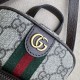 Replica Gucci Ophidia mini bag GG Supreme canvas 671682 Brown