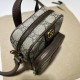 Replica Gucci Ophidia mini bag GG Supreme canvas 671682 Brown