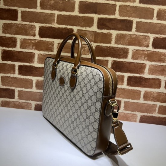 Replica Gucci Business case with Interlocking G 674140 Coffee