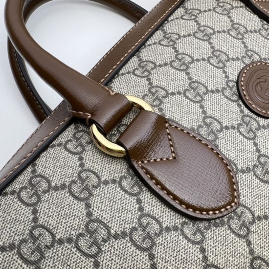 Replica Gucci Business case with Interlocking G 674140 Coffee