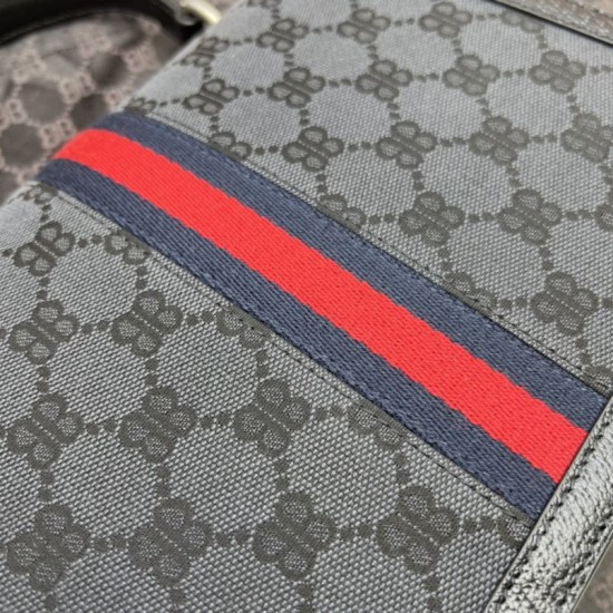 Fake Gucci x Balenciaga 680119 Hacker Small Handbag Black Replica