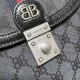Fake Gucci x Balenciaga 680119 Hacker Small Handbag Black Replica