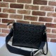 Replica Gucci Jumbo GG Medium Messenger Men Bag 696009 Black Fake Gucci Jumbo GG Medium Messenger Men Bag 696009 Black Replica