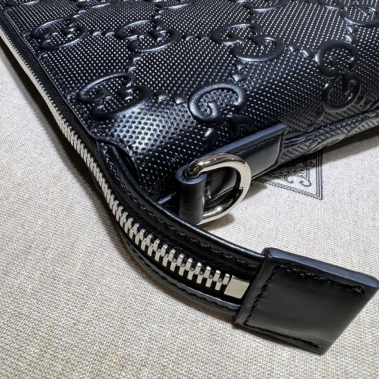 Replica Gucci Jumbo GG Medium Messenger Men Bag 696009 Black Fake Gucci Jumbo GG Medium Messenger Men Bag 696009 Black Replica