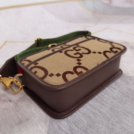 Replica Gucci Jumbo GG mini bag 696075 Brown Replica Gucci Jumbo GG mini bag 696075 Brown