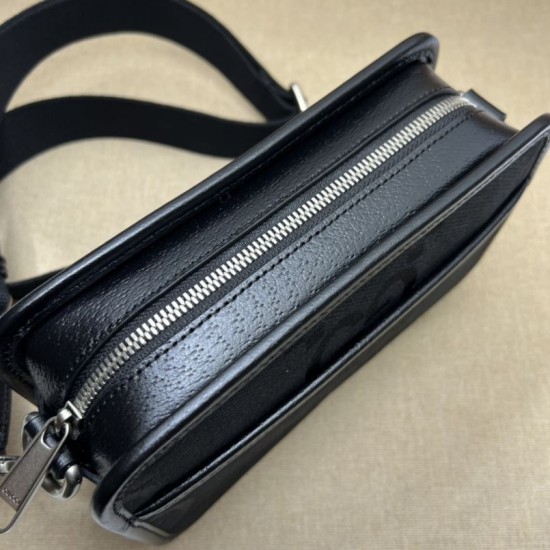 Fake Gucci Jumbo GG mini bag 696075 Black Replica Replica Gucci Jumbo GG mini bag 696075 Black