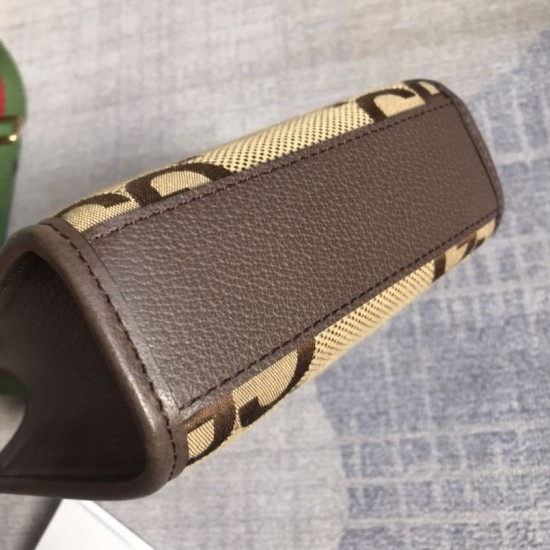 Fake Gucci Jumbo GG mini tote bag 699406 Brown Replica