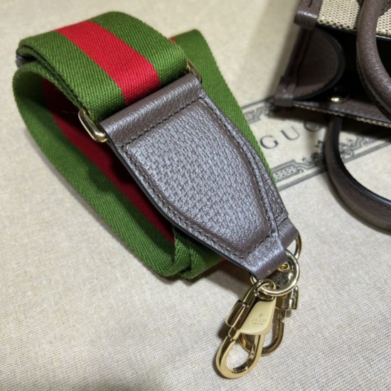 Fake Gucci Jumbo GG mini tote bag 699406 Camel Replica Replica Gucci Jumbo GG mini tote bag 699406 Camel