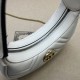 Replica Gucci GG Marmont half Moon Shaped Mini Bag 699514 White Replica Gucci GG Marmont half Moon Shaped Mini Bag 699514 White
