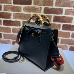Fake Gucci Diana small tote bag 702721 Black Replica Replica Gucci Diana small tote bag 702721 Black