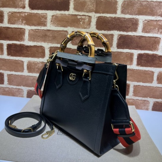Fake Gucci Diana small tote bag 702721 Black Replica Replica Gucci Diana small tote bag 702721 Black