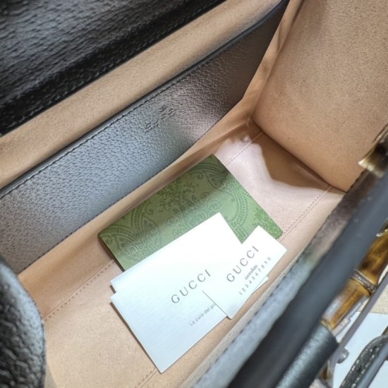 Fake Gucci Diana small tote bag 702721 Black Replica Replica Gucci Diana small tote bag 702721 Black