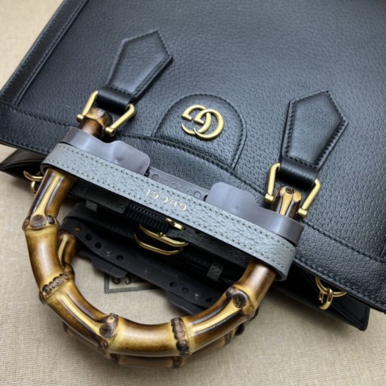Fake Gucci Diana small tote bag 702721 Black Replica Replica Gucci Diana small tote bag 702721 Black