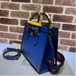 Replica Gucci Diana small tote bag 702721 Blue Replica Gucci Diana small tote bag 702721 Blue