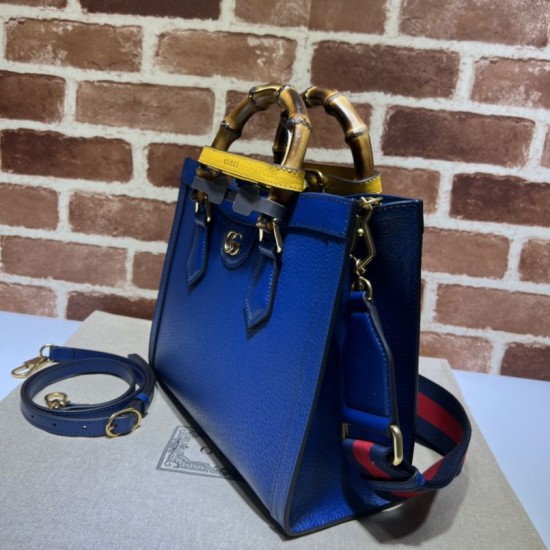 Replica Gucci Diana small tote bag 702721 Blue Replica Gucci Diana small tote bag 702721 Blue