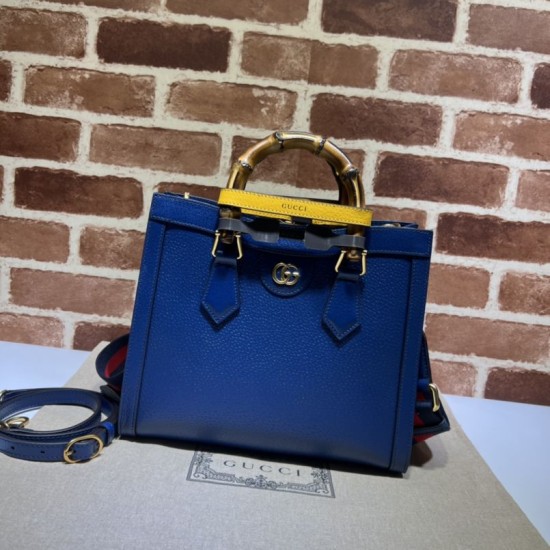 Replica Gucci Diana small tote bag 702721 Blue Replica Gucci Diana small tote bag 702721 Blue