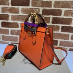 Replica Gucci Diana small tote bag 702721 Orange Replica Gucci Diana small tote bag 702721 Orange