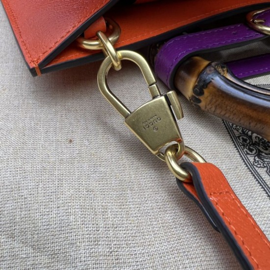 Replica Gucci Diana small tote bag 702721 Orange Replica Gucci Diana small tote bag 702721 Orange