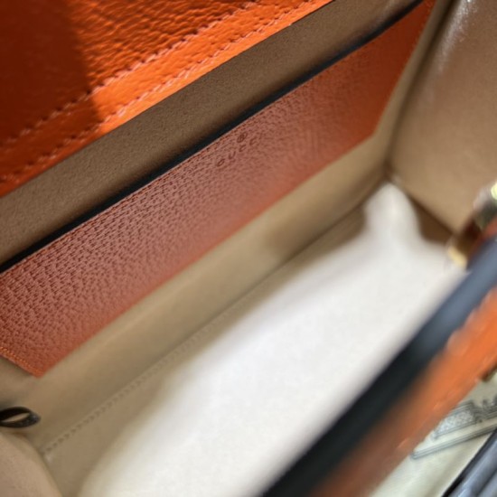 Replica Gucci Diana small tote bag 702721 Orange Replica Gucci Diana small tote bag 702721 Orange