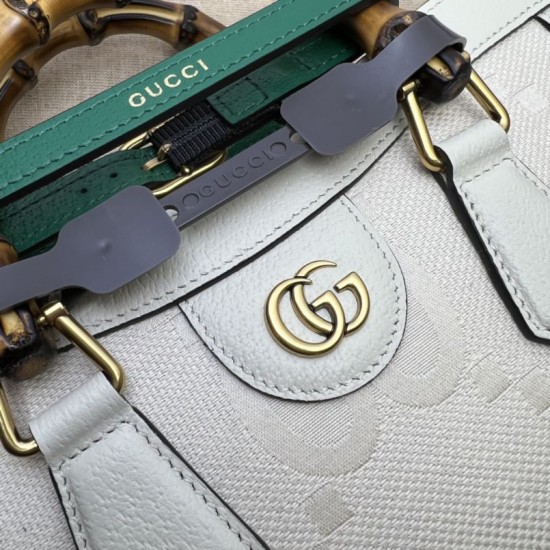 Fake Gucci Diana small tote bag 702721 White Replica
