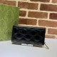 Replica Gucci GG Matelassé zip-around wallet 723784 Black Replica Gucci GG Matelassé zip-around wallet 723784 Black