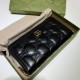 Replica Gucci GG Matelassé zip-around wallet 723784 Black Replica Gucci GG Matelassé zip-around wallet 723784 Black