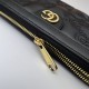 Replica Gucci GG Matelassé zip-around wallet 723784 Black Replica Gucci GG Matelassé zip-around wallet 723784 Black