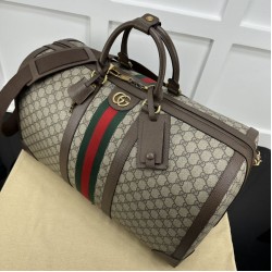 Replica Gucci Jumbo GG large duffle bag 724612 Brown 52cm