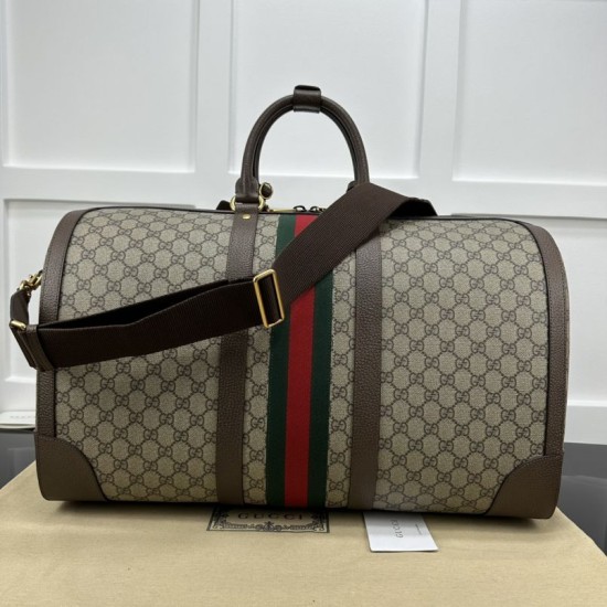 Replica Gucci Jumbo GG large duffle bag 724612 Brown 52cm