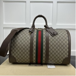 Replica Gucci Jumbo GG large duffle bag 724612 Brown 52cm