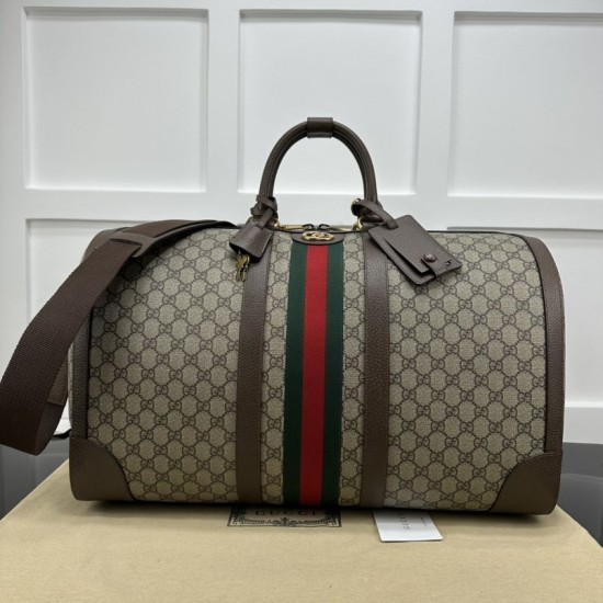 Replica Gucci Jumbo GG large duffle bag 724612 Brown 52cm