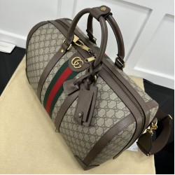Fake Gucci Jumbo GG small duffle bag 724642 Brown 44cm Replica