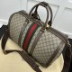 Fake Gucci Jumbo GG small duffle bag 724642 Brown 44cm Replica Fake Gucci Jumbo GG small duffle bag 724642 Brown 44cm Replica