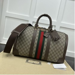 Fake Gucci Jumbo GG small duffle bag 724642 Brown 44cm Replica