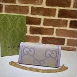 Replica Gucci Ophidia jumbo GG continental wallet 726497 Purple