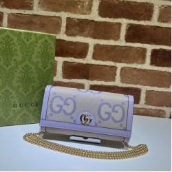 Replica Gucci Ophidia jumbo GG continental wallet 726497 Purple