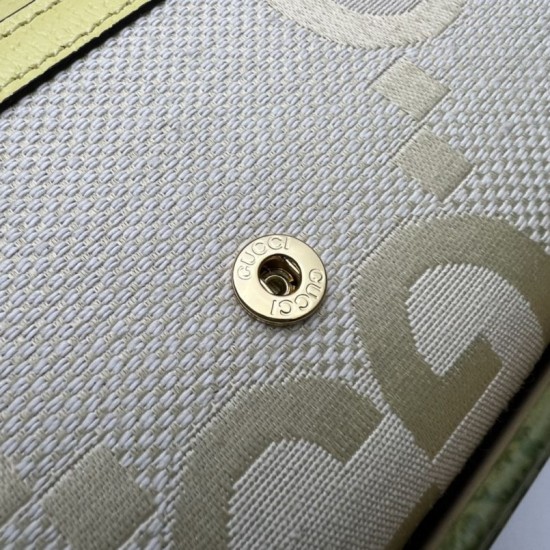 Replica Gucci Ophidia jumbo GG continental wallet 726497 Yellow