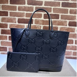 Replica Gucci Jumbo GG Large Tote Bag 726755 Black