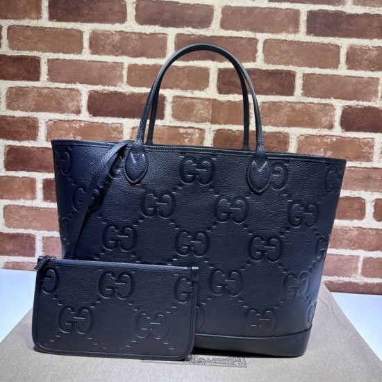 Replica Gucci Jumbo GG Large Tote Bag 726755 Black Replica Gucci Jumbo GG Large Tote Bag 726755 Black