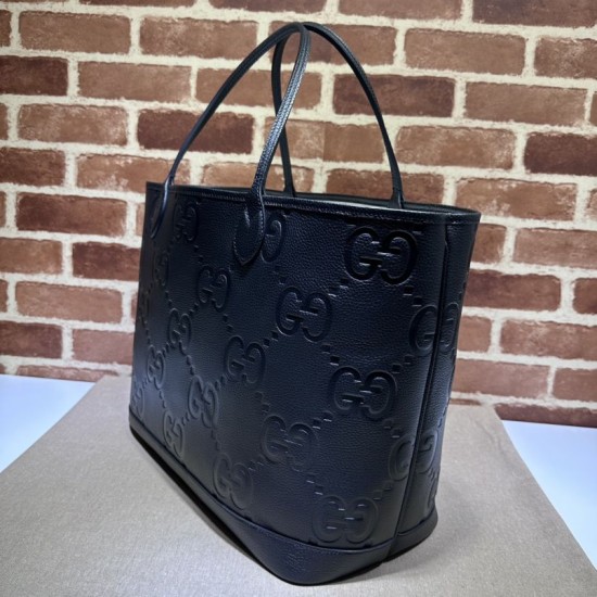 Replica Gucci Jumbo GG Large Tote Bag 726755 Black Replica Gucci Jumbo GG Large Tote Bag 726755 Black