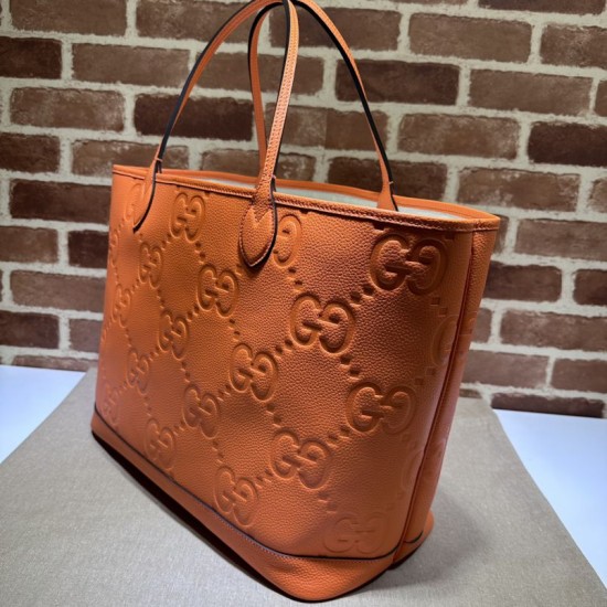 Fake Gucci Jumbo GG Large Tote Bag 726755 Orange Replica Replica Gucci Jumbo GG Large Tote Bag 726755 Orange
