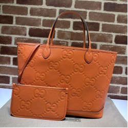 Replica Gucci Jumbo GG Large Tote Bag 726755 Orange