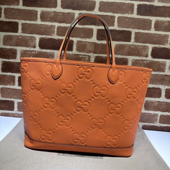 Fake Gucci Jumbo GG Large Tote Bag 726755 Orange Replica Replica Gucci Jumbo GG Large Tote Bag 726755 Orange
