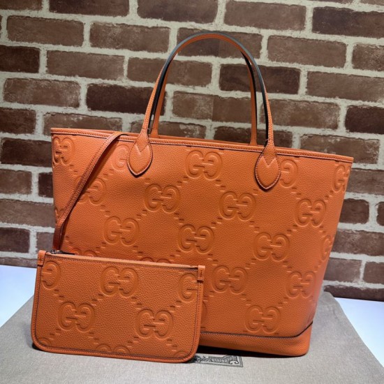 Fake Gucci Jumbo GG Large Tote Bag 726755 Orange Replica Replica Gucci Jumbo GG Large Tote Bag 726755 Orange