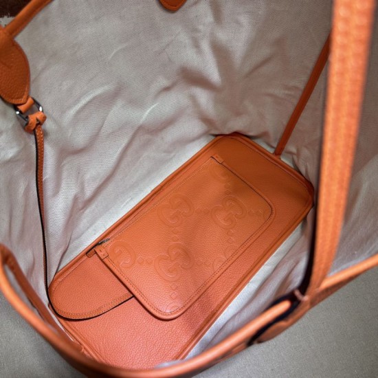 Fake Gucci Jumbo GG Large Tote Bag 726755 Orange Replica Replica Gucci Jumbo GG Large Tote Bag 726755 Orange