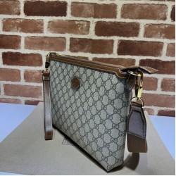 Replica Gucci Messenger bag with Interlocking G ‎726833 Brown