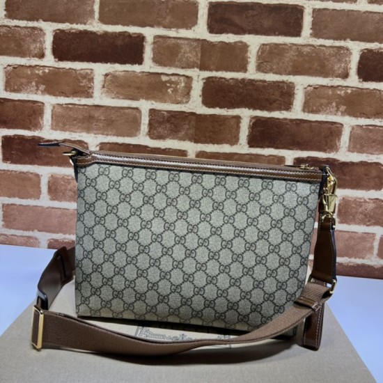 Replica Gucci Messenger bag with Interlocking G ‎726833 Brown