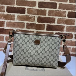Replica Gucci Messenger bag with Interlocking G ‎726833 Brown