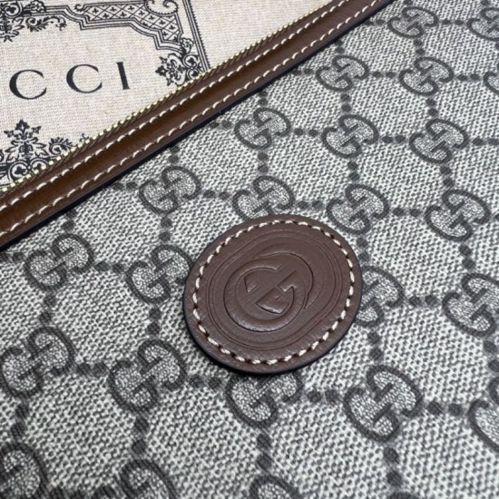 Replica Gucci Messenger bag with Interlocking G ‎726833 Brown