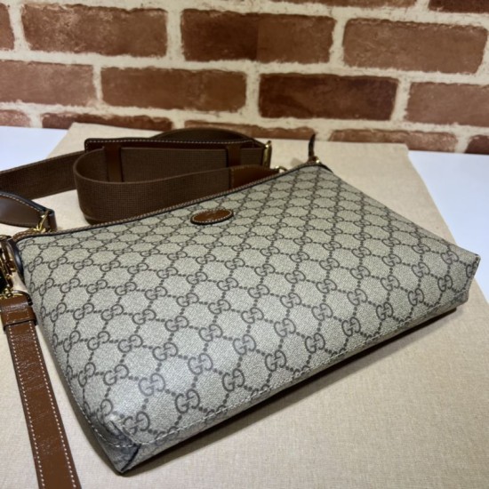 Replica Gucci Messenger bag with Interlocking G ‎726833 Brown